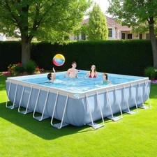 Каркасный бассейн Intex 26766, 488 х 488 х 122 см., с фильтр-насосом